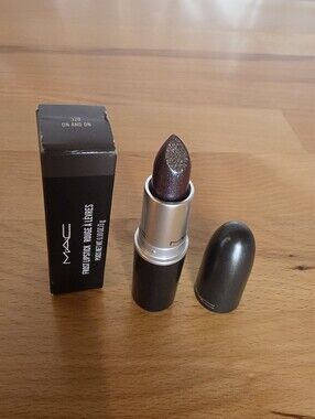 MAC On and On 320 Frost Lipstick Rare Discontinued Collector Purple Glitter NEW